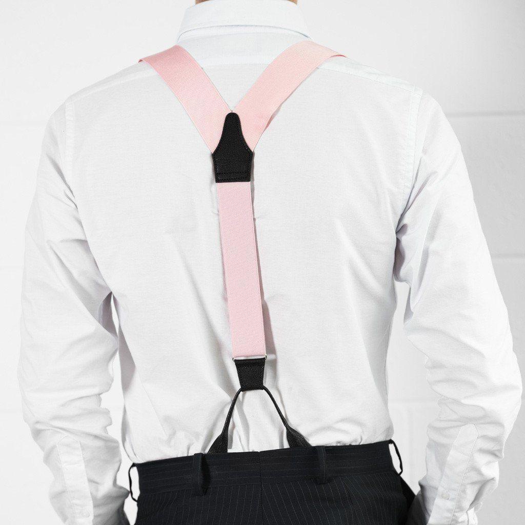 Coral Blush - Formal Pink Suspenders - JJ Suspenders