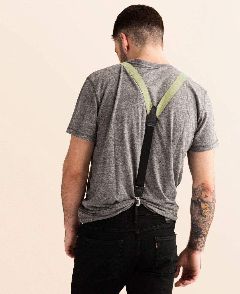 Egyptian Sands - Classic Olive Suspenders - JJ Suspenders