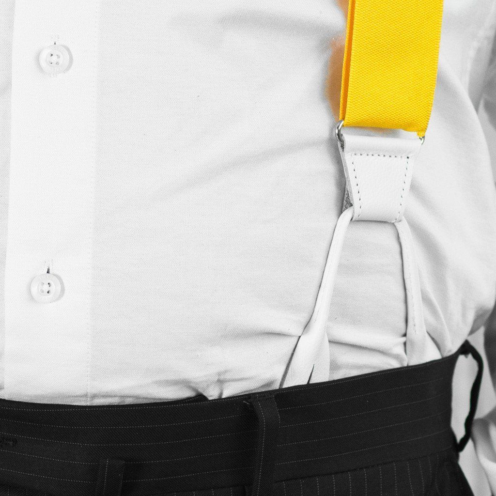 Mellow Yellow - Classic Yellow Suspenders - JJ Suspenders