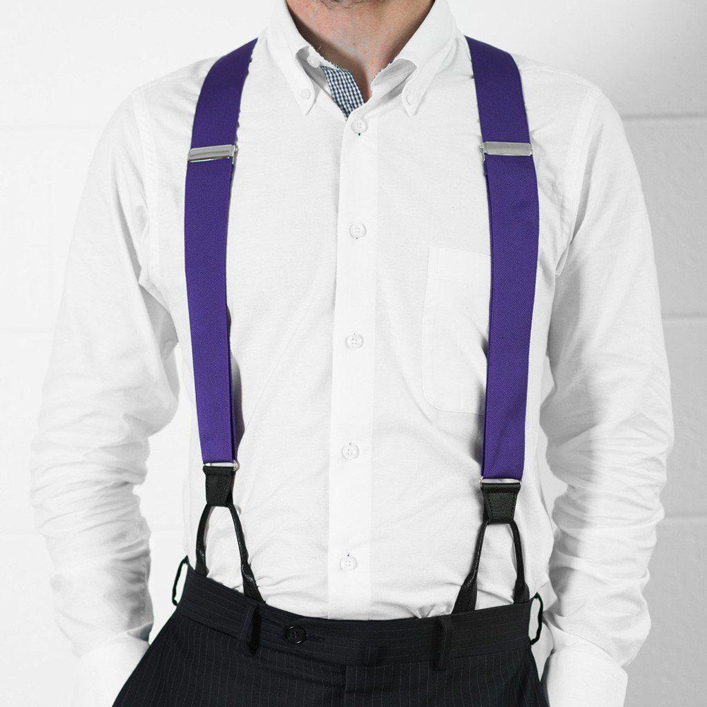 Purple Haze - Formal Purple Suspenders - JJ Suspenders